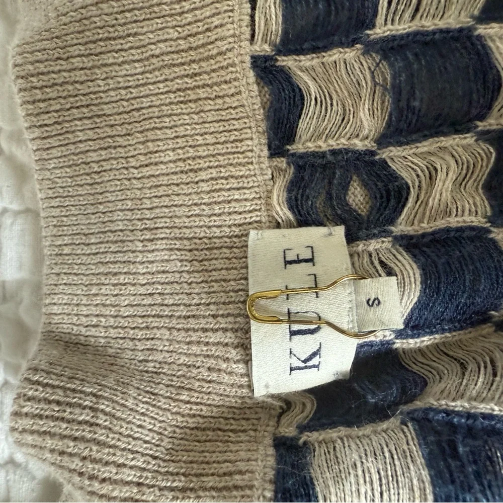 Kule Checkered V-Neck Cardigan Sweater - Picture 5 of 7